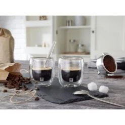 Zwilling Doppelwandiges Glas, Espresso 80 Ml / 2-tlg 11 Zwilling Doppelwandiges Glas, Espresso 80 Ml / 2-tlg -Heimische Küche Verkäufe 000007904