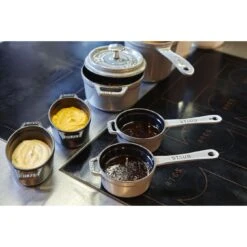 Staub Stieltopf 10 Cm, Gusseisen, Graphit-Grau -Heimische Küche Verkäufe 000011427