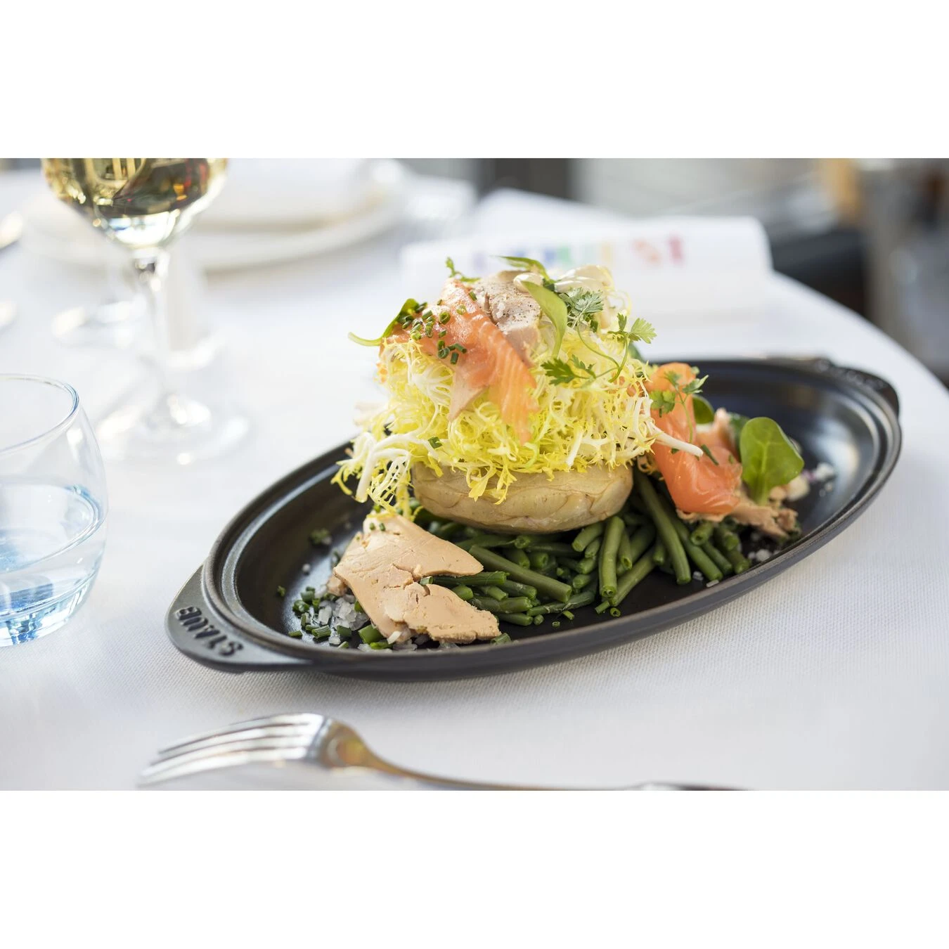 Staub Ofenform Mit Deckel 31 Cm, Gusseisen 2 Staub Ofenform Mit Deckel 31 Cm, Gusseisen – Bild 2