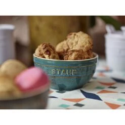 Staub Schüssel 12 Cm, Keramik, Antik-Türkis 10 Staub Schüssel 12 Cm, Keramik, Antik-Türkis -Heimische Küche Verkäufe 000017350