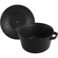 Staub Kochtopfset 2-tlg, Gusseisen -Heimische Küche Verkäufe 1010877 5.1