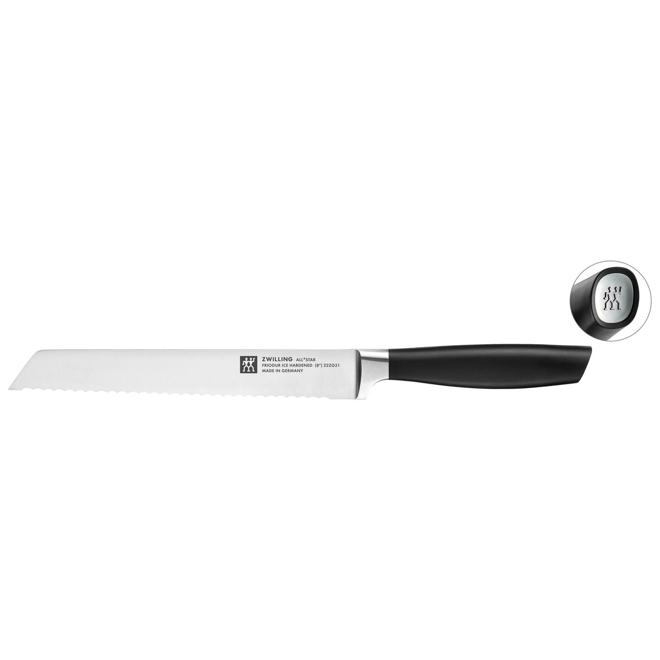 Zwilling Brotmesser 20 Cm, Silber 1 Zwilling Brotmesser 20 Cm, Silber
