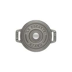 Staub Cocotte 12 Cm, Rund, Graphit-Grau, Gusseisen -Heimische Küche Verkäufe 40500 106 0 2