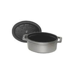 Staub Mini Cocotte 11 Cm, Oval, Graphit-Grau, Gusseisen -Heimische Küche Verkäufe 40500 116 0 5