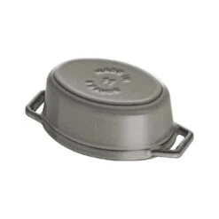 Staub Mini Cocotte 11 Cm, Oval, Graphit-Grau, Gusseisen -Heimische Küche Verkäufe 40500 116 0 6