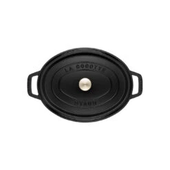 Staub Cocotte 31 Cm, Oval, Schwarz, Gusseisen 9 Staub Cocotte 31 Cm, Oval, Schwarz, Gusseisen -Heimische Küche Verkäufe 40500 231 0 3 2
