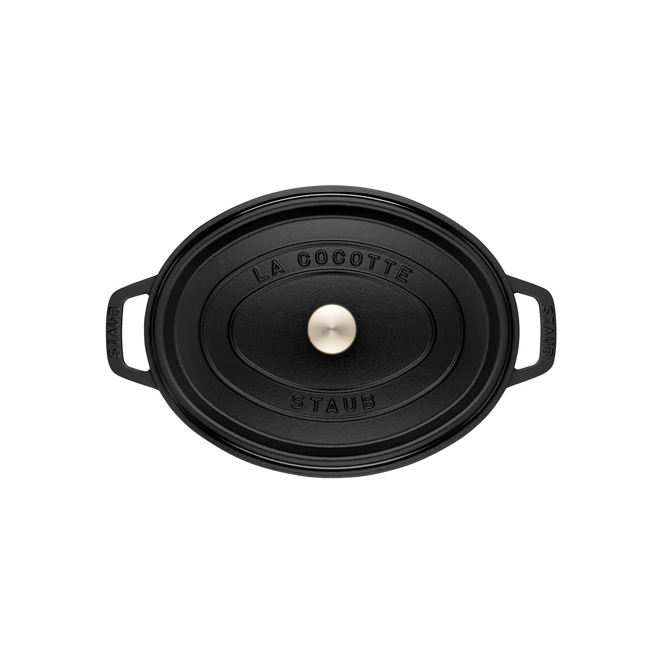 Staub Cocotte 31 Cm, Oval, Schwarz, Gusseisen 4 Staub Cocotte 31 Cm, Oval, Schwarz, Gusseisen – Bild 4