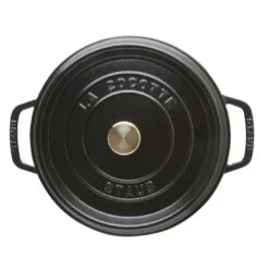 Staub Cocotte 24 Cm, Rund, Schwarz, Gusseisen 9 Staub Cocotte 24 Cm, Rund, Schwarz, Gusseisen -Heimische Küche Verkäufe 40500 241 0 3