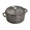 Staub Cocotte 18 Cm, Rund, Graphit-Grau, Gusseisen