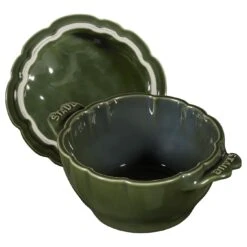 Staub Cocotte 13 Cm, Artischocke, Basilikum-Grün, Keramik -Heimische Küche Verkäufe 40500 326 0 7