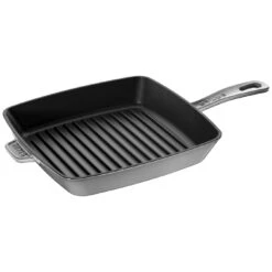 Staub American Grill 26 X 26 Cm, Gusseisen, Graphit-Grau