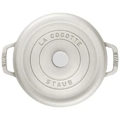 Staub Cocotte 20 Cm, Rund, Weisser Trüffel, Gusseisen 8 Staub Cocotte 20 Cm, Rund, Weisser Trüffel, Gusseisen -Heimische Küche Verkäufe 40501410 2