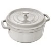 Staub Cocotte 26 Cm, Rund, Weisser Trüffel, Gusseisen