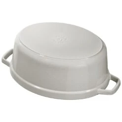 Staub Cocotte 31 Cm, Oval, Weisser Trüffel, Gusseisen -Heimische Küche Verkäufe 40501416 4