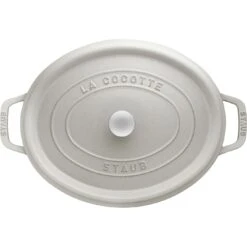 Staub Cocotte 33 Cm, Oval, Weisser Trüffel, Gusseisen 5 Staub Cocotte 33 Cm, Oval, Weisser Trüffel, Gusseisen -Heimische Küche Verkäufe 40501448 3