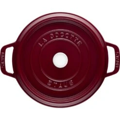 Staub Cocotte 26 Cm, Rund, Bordeaux, Gusseisen -Heimische Küche Verkäufe 40502277 03