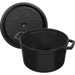 Staub Cocotte Tief 24 Cm, Rund, Schwarz, Gusseisen 10 Staub Cocotte Tief 24 Cm, Rund, Schwarz, Gusseisen -Heimische Küche Verkäufe 40502285 5