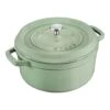 Staub Cocotte 24 Cm, Rund, Salbeigrün, Gusseisen