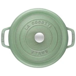 Staub Cocotte 24 Cm, Rund, Salbeigrün, Gusseisen 10 Staub Cocotte 24 Cm, Rund, Salbeigrün, Gusseisen -Heimische Küche Verkäufe 40505 364 3