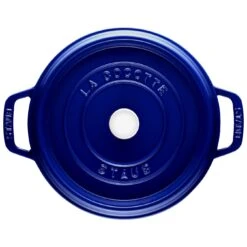 Staub Cocotte 30 Cm, Rund, Dunkelblau, Gusseisen -Heimische Küche Verkäufe 40506 572 0 000000241