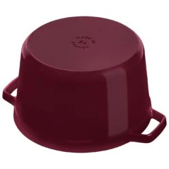 Staub Cocotte Tief 24 Cm, Rund, Bordeaux, Gusseisen -Heimische Küche Verkäufe 40506566 4