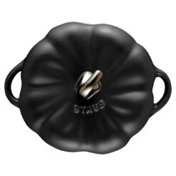 Staub Cocotte 15 Cm, Kürbis, Schwarz, Keramik -Heimische Küche Verkäufe 40508 549 0 5