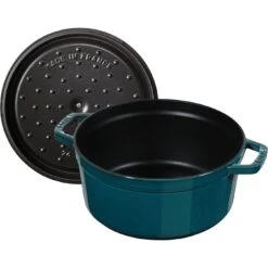 Staub Cocotte 26 Cm, Rund, La-Mer, Gusseisen 8 Staub Cocotte 26 Cm, Rund, La-Mer, Gusseisen -Heimische Küche Verkäufe 40509 137 0 5