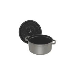 Staub Cocotte 34 Cm, Rund, Graphit-Grau, Gusseisen -Heimische Küche Verkäufe 40509 304 0 5 4