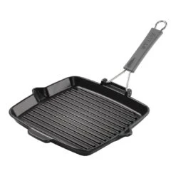 Staub Grillpfanne 24 X 24 Cm, Gusseisen, Schwarz