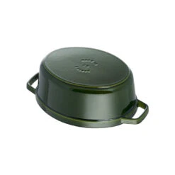 Staub Cocotte 29 Cm, Oval, Basilikum-Grün, Gusseisen 7 Staub Cocotte 29 Cm, Oval, Basilikum-Grün, Gusseisen -Heimische Küche Verkäufe 40509 363 0 4