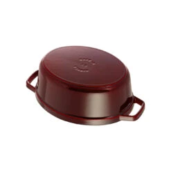 Staub Cocotte 33 Cm, Oval, Grenadine-Rot, Gusseisen -Heimische Küche Verkäufe 40509 364 0 6