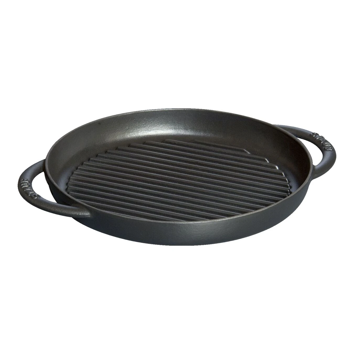 Staub Pure Grill 26 Cm, Rund, Schwarz, Gusseisen 1 Staub Pure Grill 26 Cm, Rund, Schwarz, Gusseisen