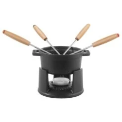 Staub Mini Fondue Set 10 Cm, Schwarz -Heimische Küche Verkäufe 40509 587 0 000000875