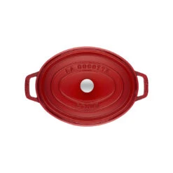 Staub Cocotte 27 Cm, Oval, Kirsch-Rot, Gusseisen -Heimische Küche Verkäufe 40509 830 0 2 2