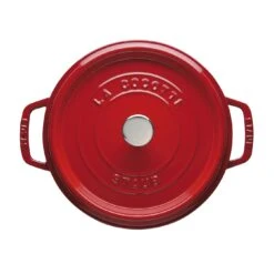 Staub Cocotte 28 Cm, Rund, Kirsch-Rot, Gusseisen 7 Staub Cocotte 28 Cm, Rund, Kirsch-Rot, Gusseisen -Heimische Küche Verkäufe 40509 835 0 3 1