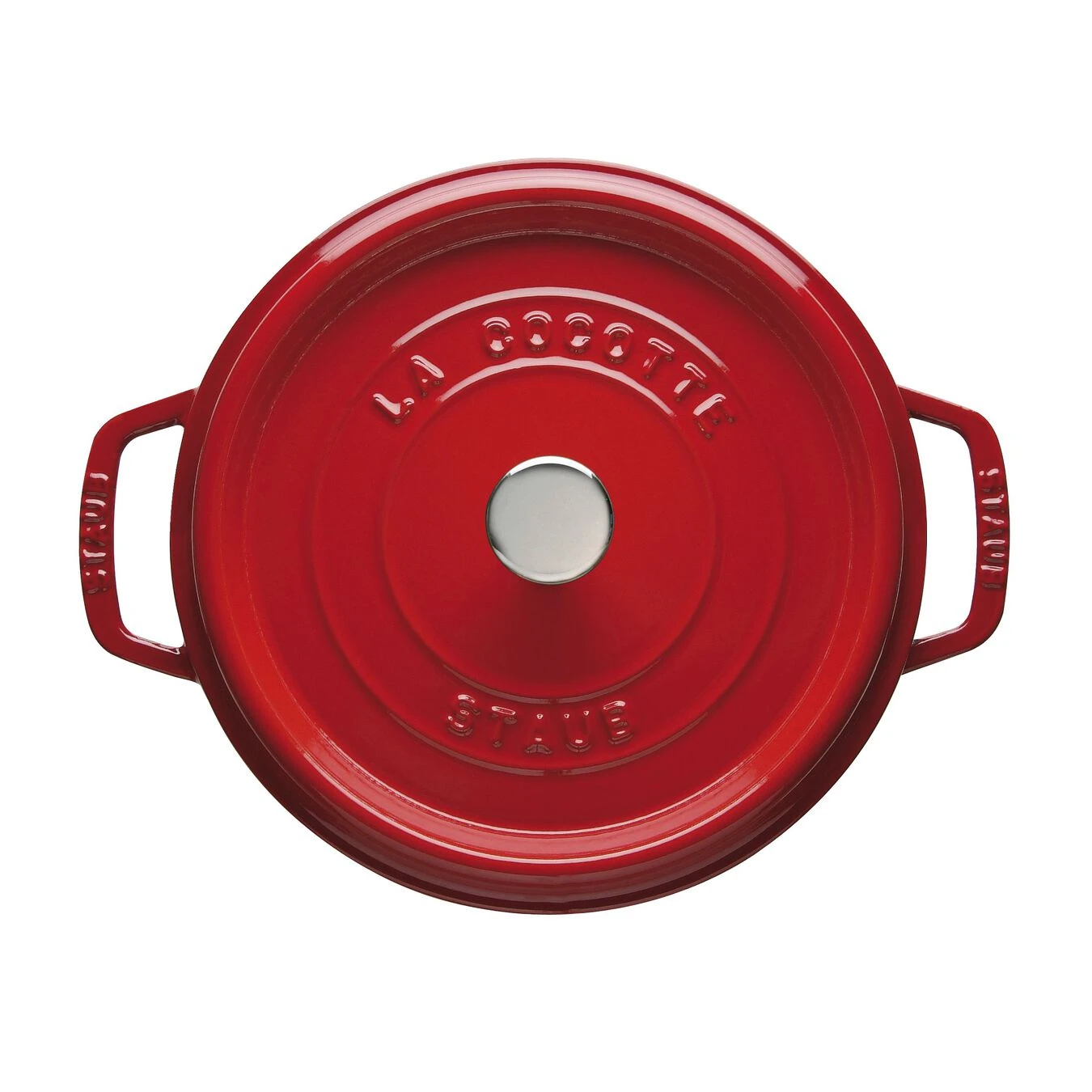 Staub Cocotte 28 Cm, Rund, Kirsch-Rot, Gusseisen 3 Staub Cocotte 28 Cm, Rund, Kirsch-Rot, Gusseisen – Bild 3