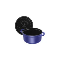 Staub Cocotte 30 Cm, Rund, Dunkelblau, Gusseisen -Heimische Küche Verkäufe 40510 265 0 5