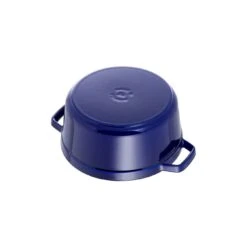 Staub Cocotte 28 Cm, Rund, Dunkelblau, Gusseisen -Heimische Küche Verkäufe 40510 283 0 5 1