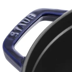 Staub Cocotte 28 Cm, Rund, Dunkelblau, Gusseisen -Heimische Küche Verkäufe 40510 283 0 6