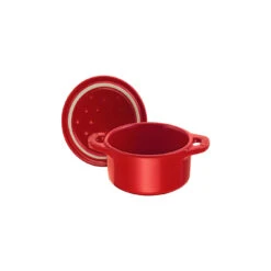 Staub Mini Cocotte 10 Cm, Rund, Kirsch-Rot, Keramik -Heimische Küche Verkäufe 40510 785 0 6