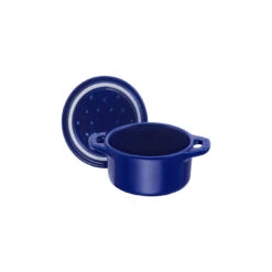 Staub Mini Cocotte 10 Cm, Rund, Dunkelblau, Keramik -Heimische Küche Verkäufe 40510 786 0 6