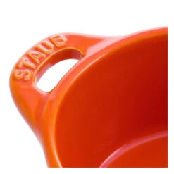 Staub Mini Cocotte 10 Cm, Rund, Orange, Keramik -Heimische Küche Verkäufe 40511 085 0 4