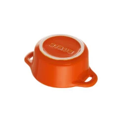 Staub Mini Cocotte 10 Cm, Rund, Orange, Keramik -Heimische Küche Verkäufe 40511 085 0 5