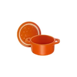 Staub Mini Cocotte 10 Cm, Rund, Orange, Keramik -Heimische Küche Verkäufe 40511 085 0 6