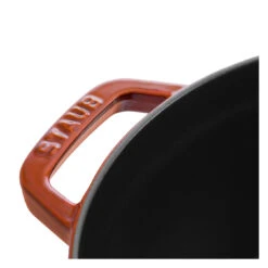 Staub Cocotte 28 Cm, Rund, Zimt, Gusseisen -Heimische Küche Verkäufe 40511 295 0 6