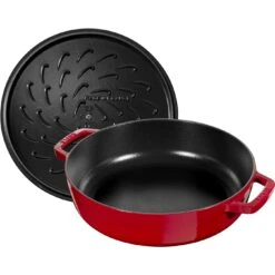 Staub Bräter Mit Chistera Drop-Structure 28 Cm, Gusseisen -Heimische Küche Verkäufe 40511 474 0 2