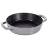Staub Bratpfanne Mit 2 Griffen 20 Cm, Gusseisen, Graphit-Grau