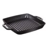 Staub Grillpfanne 28 X 28 Cm, Gusseisen, Schwarz