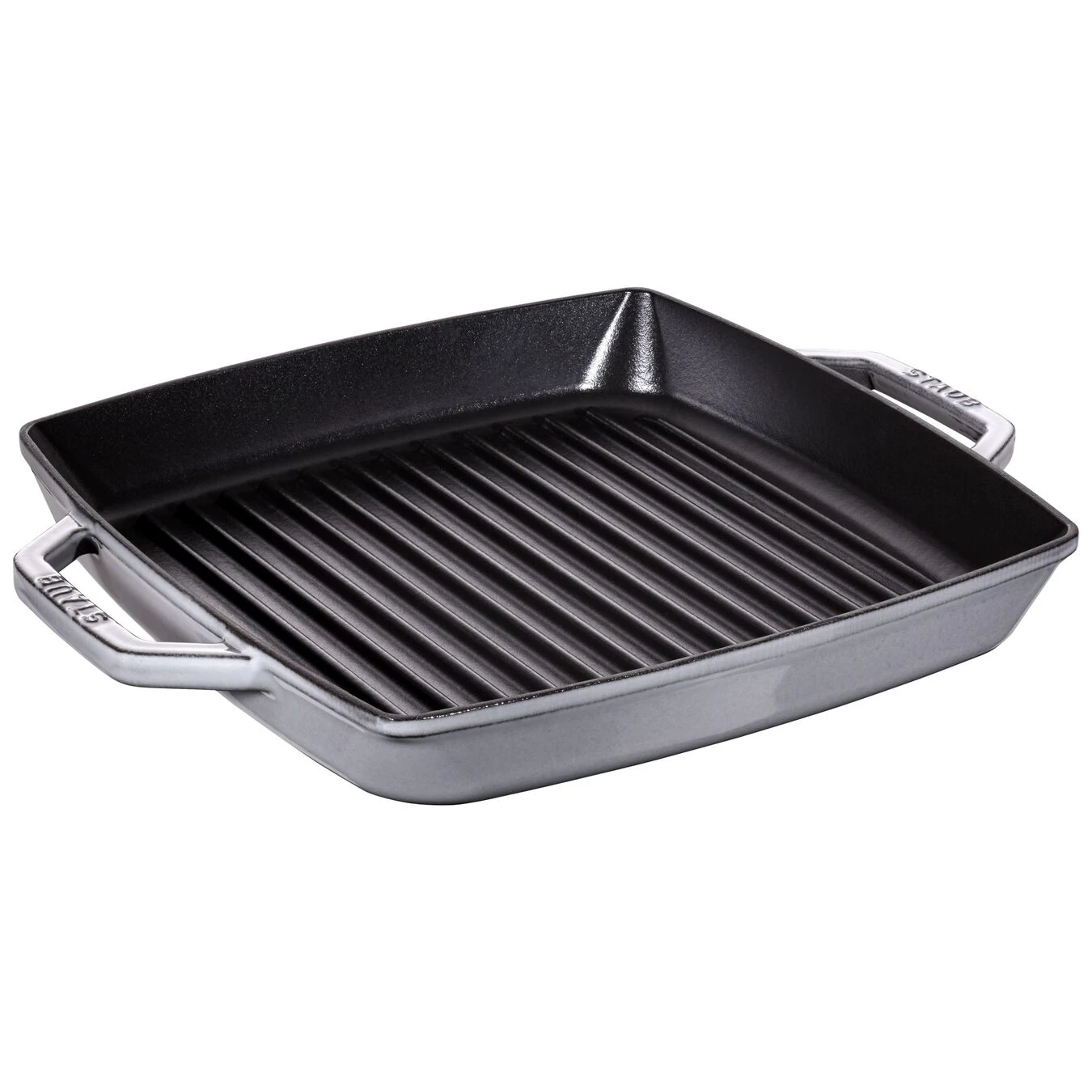 Staub Grillpfanne 28 X 28 Cm, Gusseisen, Graphit-Grau 1 Staub Grillpfanne 28 X 28 Cm, Gusseisen, Graphit-Grau