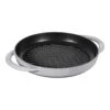 Staub Pure Grill 23 Cm, Rund, Graphit-Grau, Gusseisen